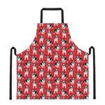 French Bulldog With Glasses Print Apron