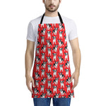 French Bulldog With Glasses Print Apron