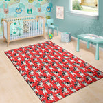 French Bulldog With Glasses Print Area Rug