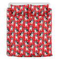 French Bulldog With Glasses Print Duvet Cover Bedding Set