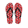 French Bulldog With Glasses Print Flip Flops