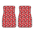 French Bulldog With Glasses Print Front Car Floor Mats