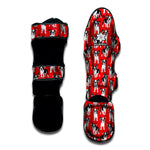 French Bulldog With Glasses Print Muay Thai Shin Guard