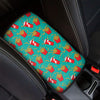 French Fries And Cola Pattern Print Car Center Console Cover