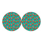 French Fries And Cola Pattern Print Car Coasters