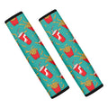 French Fries And Cola Pattern Print Car Seat Belt Covers
