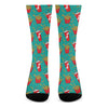 French Fries And Cola Pattern Print Crew Socks