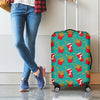 French Fries And Cola Pattern Print Luggage Cover