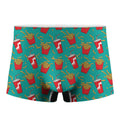 French Fries And Cola Pattern Print Men's Boxer Briefs