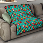 French Fries And Cola Pattern Print Quilt