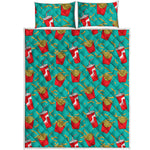 French Fries And Cola Pattern Print Quilt Bed Set