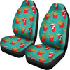 French Fries And Cola Pattern Print Universal Fit Car Seat Covers
