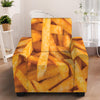 French Fries Print Armchair Slipcover