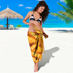 French Fries Print Beach Sarong Wrap