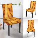 French Fries Print Dining Chair Slipcover