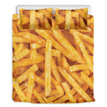 French Fries Print Duvet Cover Bedding Set