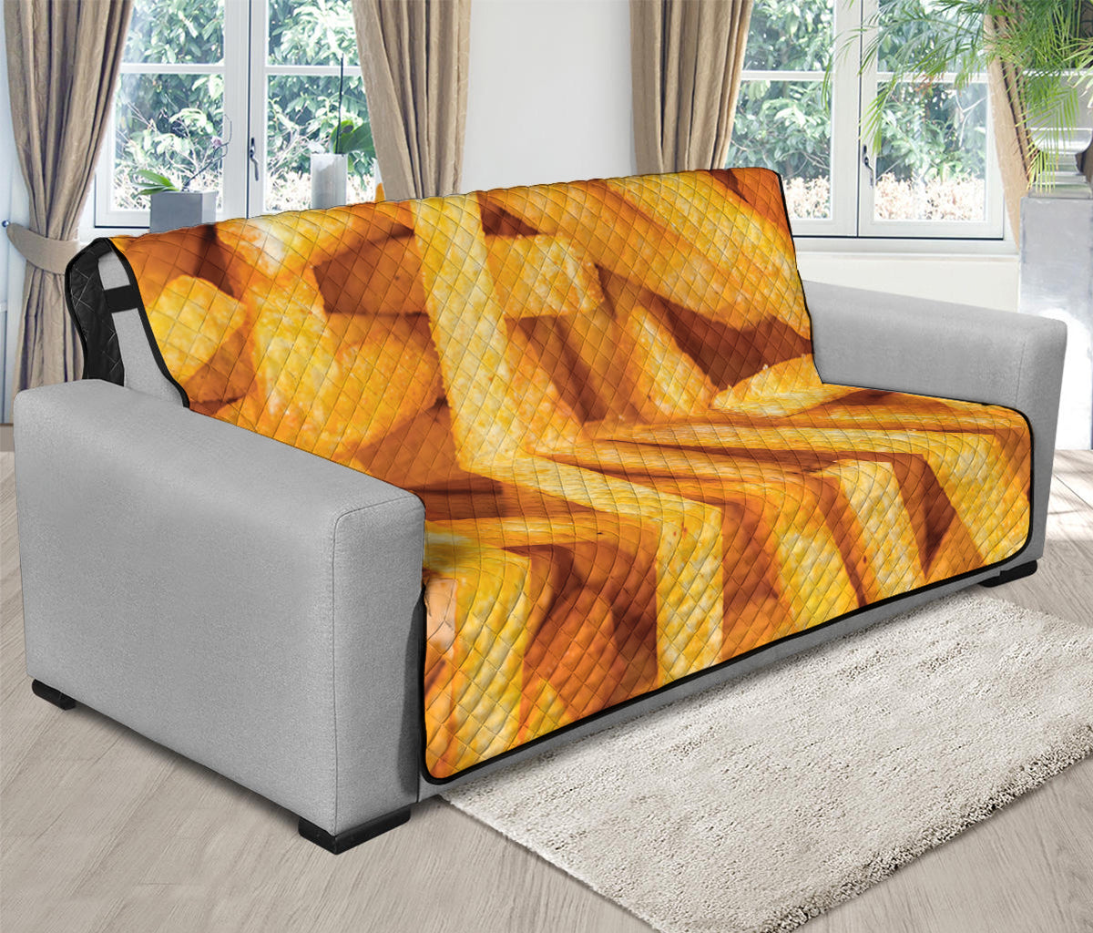 French Fries Print Futon Protector