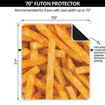 French Fries Print Futon Protector