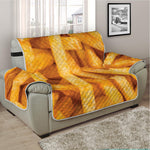 French Fries Print Half Sofa Protector