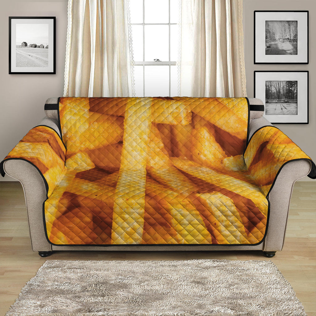 French Fries Print Loveseat Protector