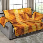 French Fries Print Loveseat Protector