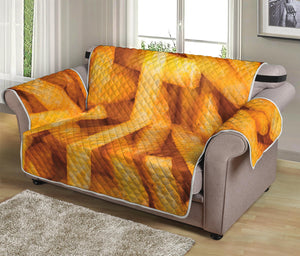 French Fries Print Loveseat Protector