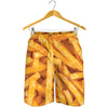 French Fries Print Men's Shorts