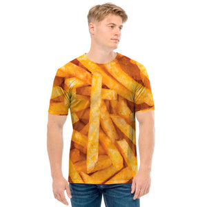 French Fries Print Men's T-Shirt