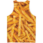 French Fries Print Men's Tank Top