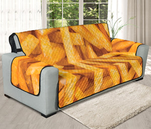 French Fries Print Oversized Sofa Protector