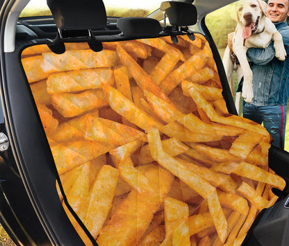 French Fries Print Pet Car Back Seat Cover