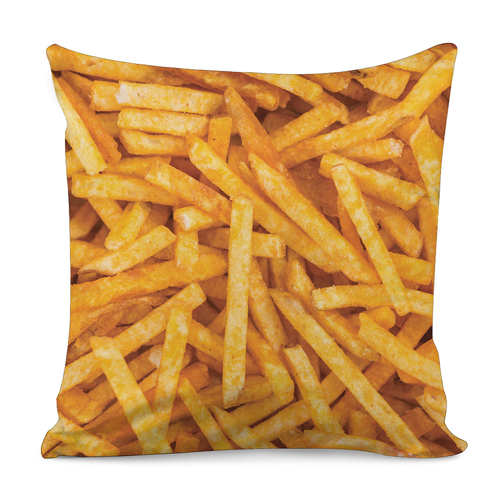 French Fries Print Pillow Cover