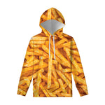 French Fries Print Pullover Hoodie