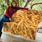 French Fries Print Quilt
