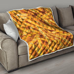 French Fries Print Quilt
