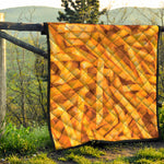 French Fries Print Quilt