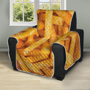 French Fries Print Recliner Protector