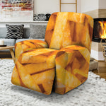 French Fries Print Recliner Slipcover