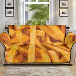 French Fries Print Sofa Protector