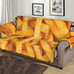 French Fries Print Sofa Protector