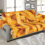 French Fries Print Sofa Protector