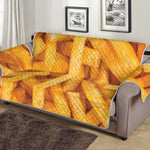 French Fries Print Sofa Protector