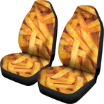 French Fries Print Universal Fit Car Seat Covers