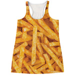 French Fries Print Women's Racerback Tank Top