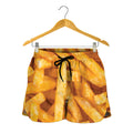 French Fries Print Women's Shorts