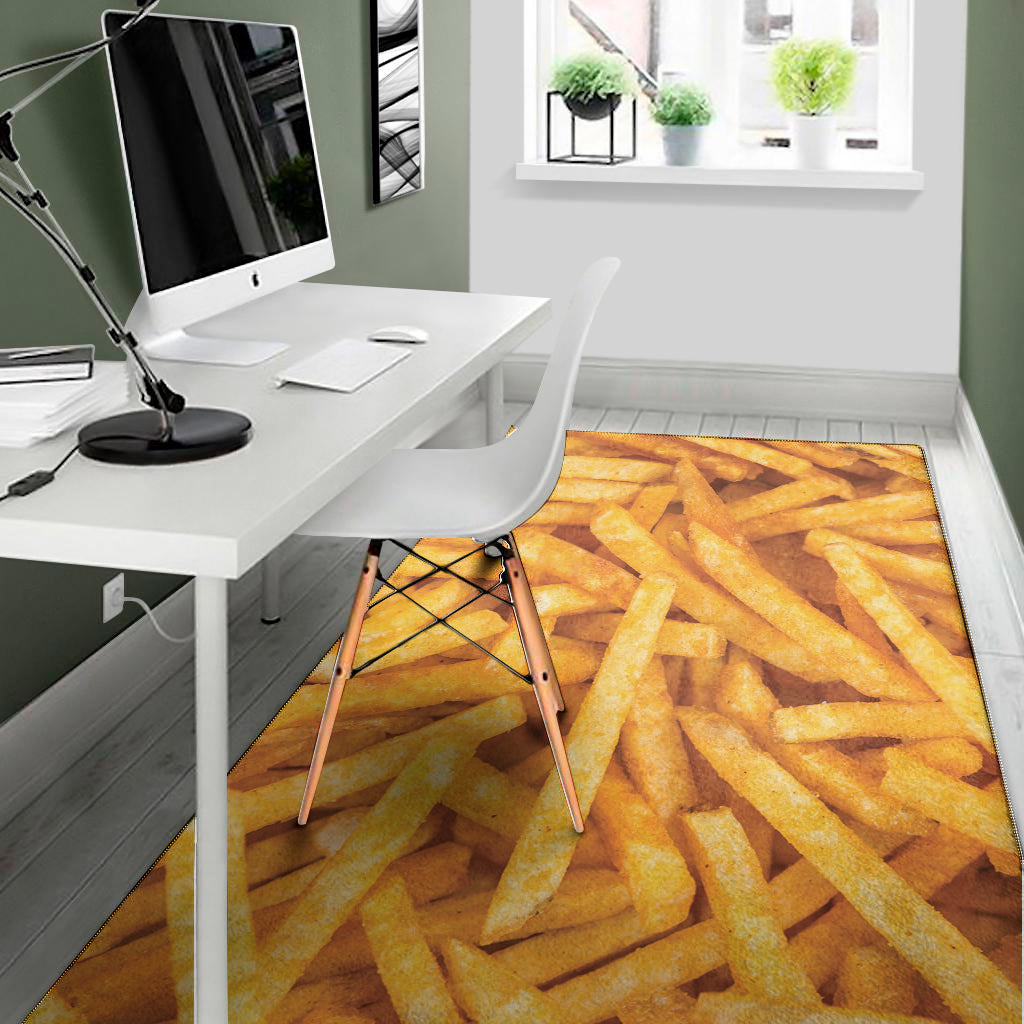 French Fries Texture Print Area Rug