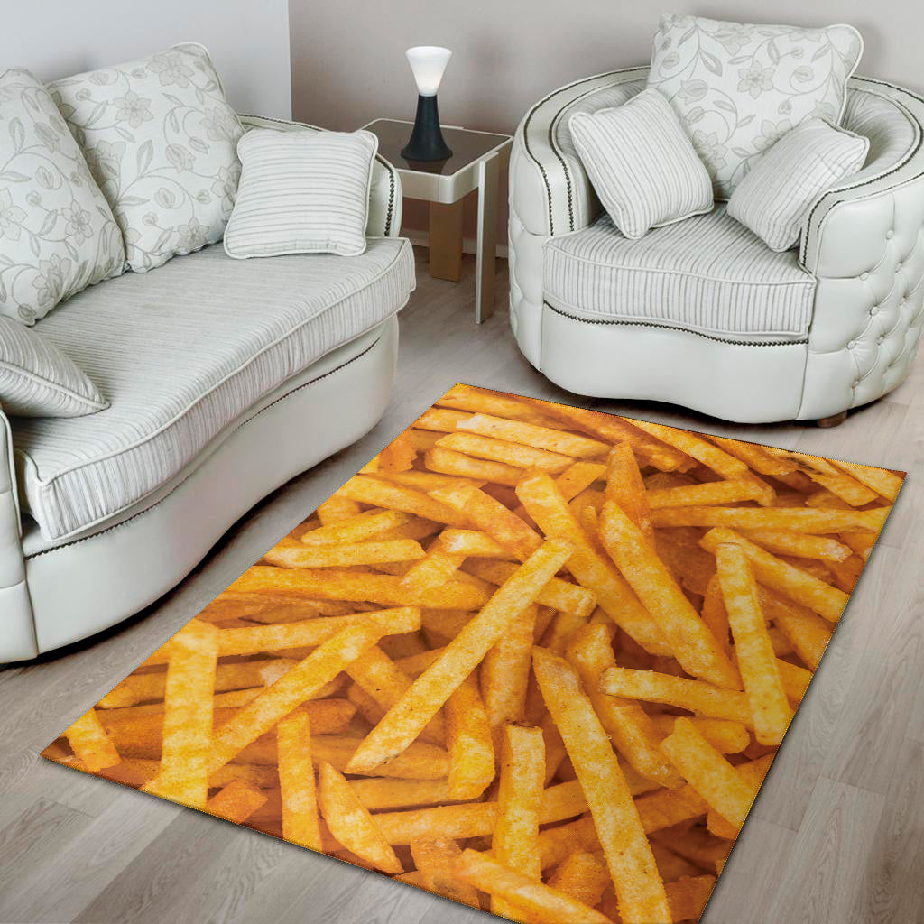 French Fries Texture Print Area Rug