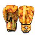 French Fries Print Boxing Gloves