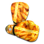 French Fries Texture Print Boxing Gloves