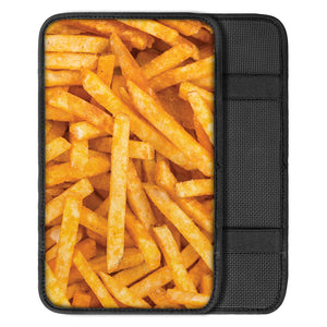 French Fries Texture Print Car Center Console Cover